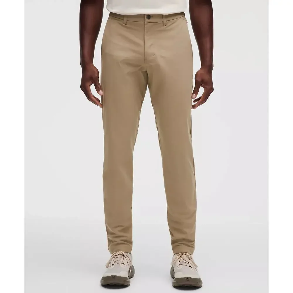 Lululemon ABC Slim-Fit Trouser 38 x 34 Oakwood tan $128 MP13